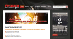 Desktop Screenshot of laventureux.com